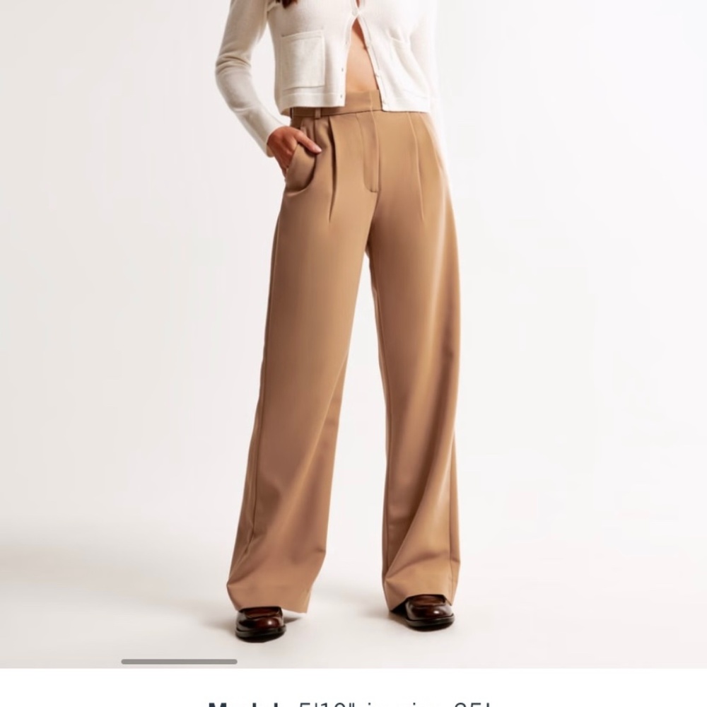 NWOT Abercrombie Sloan Curve Love Tailored Pants Size 29/8 Short